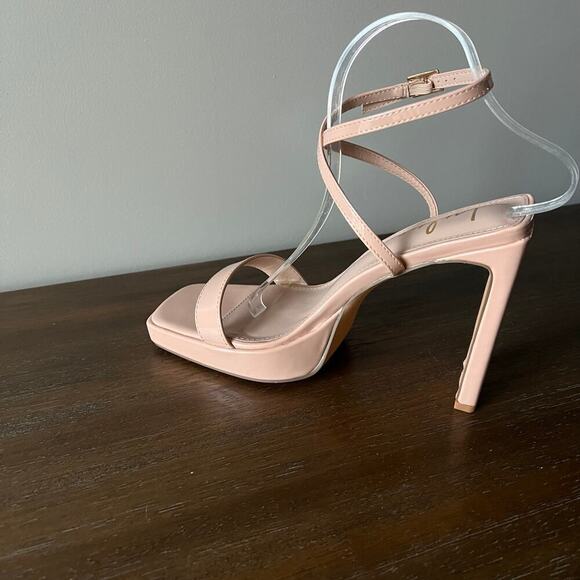 Lulus Woman’s Konoku Light Nude Platform Ankle Strap High Heel Sandals- Size 10 - Picture 6 of 10